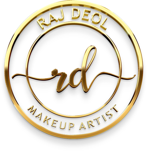 Raj Deol Makeup Artist Logo